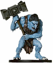 D&D Miniatures - Click to view the stats for Ice Troll Miniature