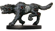 D&D Miniatures - Click to view the stats for Gravehound Miniature