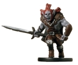 D&D Miniatures - Click to view the stats for Half-Orc Barbarian Miniature