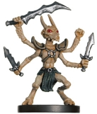 D&D Miniatures - Click to view the stats for Thri-Kreen Barbarian Miniature