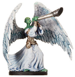 D&D Miniatures - Click to view the stats for Trumpet Archon Miniature