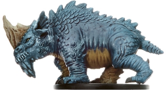 D&D Miniatures - Click to view the stats for Bluespawn Stormlizard Miniature