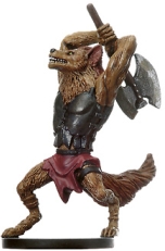 D&D Miniatures - Click to view the stats for Gnoll Barbarian Miniature