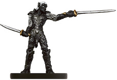 D&D Miniatures - Click to view the stats for Drow Blademaster Miniature