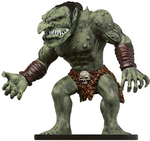 D&D Miniatures - Click to view the stats for Feral Troll Miniature
