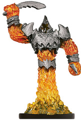 D&D Miniatures - Click to view the stats for Fire Archon Miniature