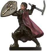 D&D Miniatures - Click to view the stats for Human Cleric of Bahamut Miniature