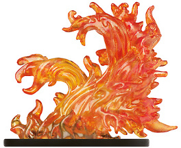 D&D Miniatures - Click to view the stats for Large Fire Elemental Miniature