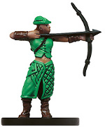 D&D Miniatures - Click to view the stats for Militia Archer Miniature