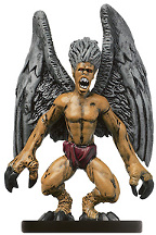 D&D Miniatures - Click to view the stats for Shrieking Harpy Miniature