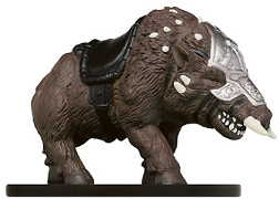 D&D Miniatures - Click to view the stats for Thundertusk Boar Miniature