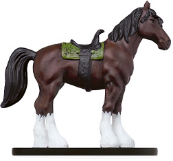D&D Miniatures - Click to view the stats for Warhorse Miniature