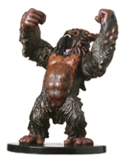 D&D Miniatures - Click to view the stats for Dire Ape Miniature