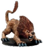 D&D Miniatures - Click to view the stats for Dire Lion Miniature