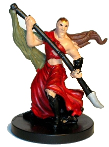 D&D Miniatures - Click to view the stats for Half-Elf Sorcerer Miniature