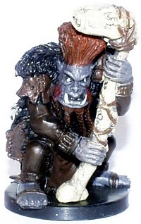 D&D Miniatures - Click to view the stats for Orc Druid Miniature