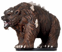 D&D Miniatures - Click to view the stats for Dire Bear Miniature