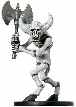 D&D Miniatures - Click to view the stats for Minotaur Skeleton Miniature