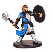 D&D Miniatures - Click to view the stats for Jozan, Cleric of Pelor Miniature