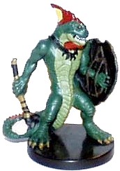 D&D Miniatures - Click to view the stats for Lizardfolk Miniature