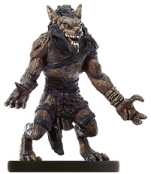 D&D Miniatures - Click to view the stats for Gnoll Claw Fighter Miniature