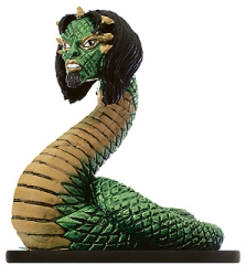 D&D Miniatures - Click to view the stats for Guardian Naga Miniature