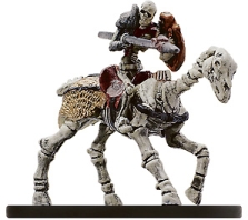 D&D Miniatures - Click to view the stats for Skeletal Courser Miniature