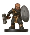 D&D Miniatures - Click to view the stats for Gold Dwarf Soldier Miniature