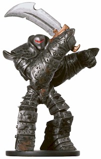 D&D Miniatures - Click to view the stats for Iron Golem Miniature