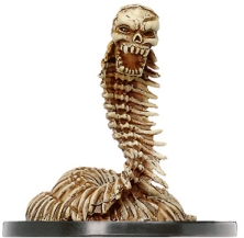 D&D Miniatures - Click to view the stats for Bone Naga Miniature