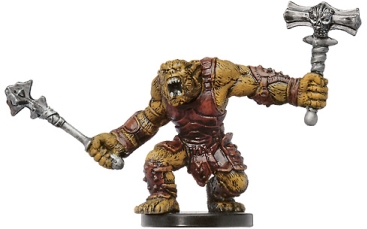 D&D Miniatures - Click to view the stats for Bugbear Gang Leader Miniature