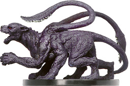 D&D Miniatures - Click to view the stats for Displacer Beast Manhunter Miniature