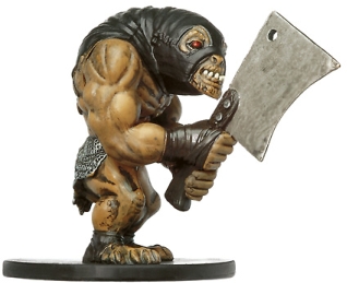 D&D Miniatures - Click to view the stats for Ogre Executioner Miniature
