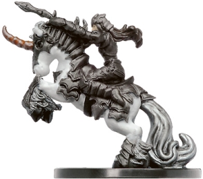 D&D Miniatures - Click to view the stats for Virtuous Charger Miniature