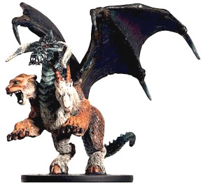D&D Miniatures - Click to view the stats for Chimera Miniature