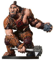 D&D Miniatures - Click to view the stats for Hill Giant Chieftan Miniature