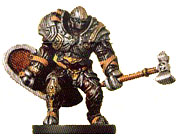 D&D Miniatures - Click to view the stats for Warforged Bodyguard Miniature