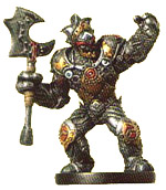 D&D Miniatures - Click to view the stats for Warforged Captain Miniature