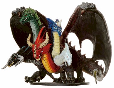 D&D Miniatures - Click to view the stats for Aspect of Tiamat Miniature