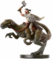 D&D Miniatures - Click to view the stats for Clawfoot Rider Miniature