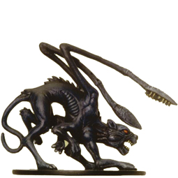 D&D Miniatures - Click to view the stats for Displacer Beast Pack Lord Miniature