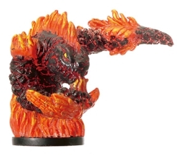 D&D Miniatures - Click to view the stats for Magma Hurler Miniature