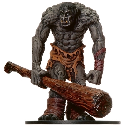 D&D Miniatures - Click to view the stats for Mountain Troll Miniature