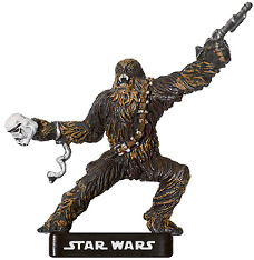 Star Wars Miniature - Chewbacca, Enraged Wookiee, #4 - Rare