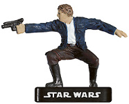 Star Wars Miniature - Han Solo, Rogue, #7 - Rare
