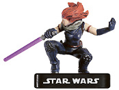 Star Wars Miniature - Mara Jade, Jedi, #37 - Rare