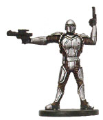 Star Wars Miniature - Mandalorian Soldier, #58 - Common