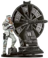 Star Wars Miniature - Hoth Trooper with Atgar Cannon, #43 - Rare