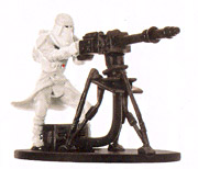Star Wars Miniature - Snowtrooper with E-Web Blaster, #51 - Rare