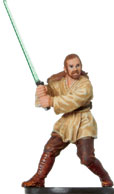 Star Wars Miniature - Qui-Gon Jinn, #23 - Very Rare